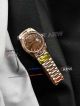noob factory rolex day date rose gold brown roman 2836 replica watch (2)_th.jpg